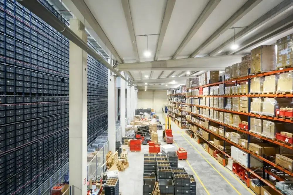 A well-organized warehouse reflects effective inventory management strategies.