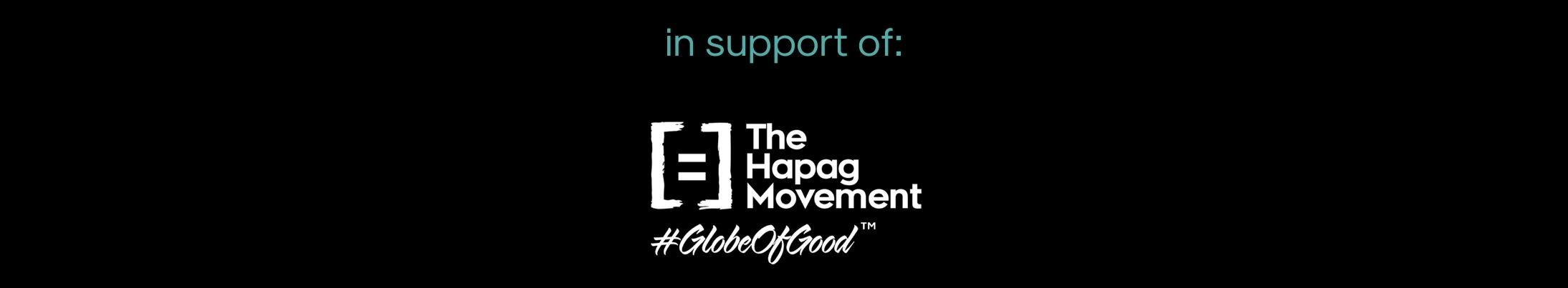 Features that the RUSH program is done in support to Globe of Good's The Hapag Movement.