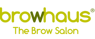 Logo of Browhaus, a beauty business powered by RUSH.