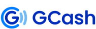 Logo of GCash, RUSH's payment enablement partner.