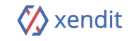 Logo of Xendit, RUSH's payment enablement partner.