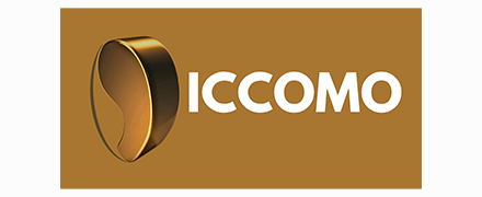 Logo of ICCOMO, a cafe business powered by RUSH.