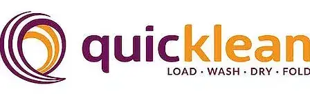 Logo of Quicklean, a laundromat and laundry business powered by RUSH.